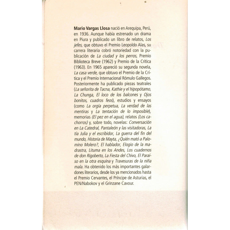 Travesuras De La Niña Mala. Mario Vargas Llosa, Mexico 2015