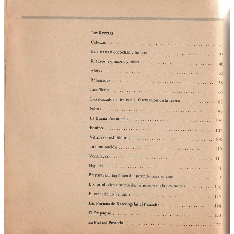 Pescado -recetario-. Mexico 1987 P E S C A