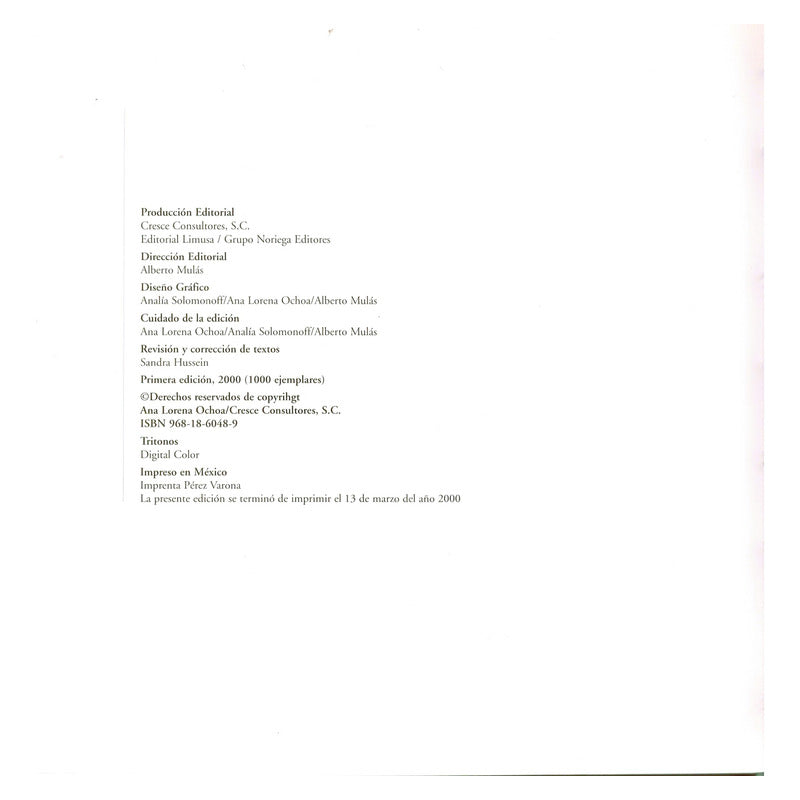 Zafra. Ana Lorena Ochoa, Mexico 2000 (fotografia)