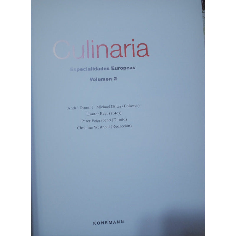 Especialidades Europeas 1 Y 2. Konemann Ed. España 1995