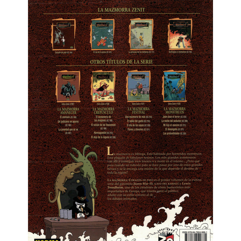 La Mazmorra, Zenit: Corazon De Pato #1 Joann Sfar España2007