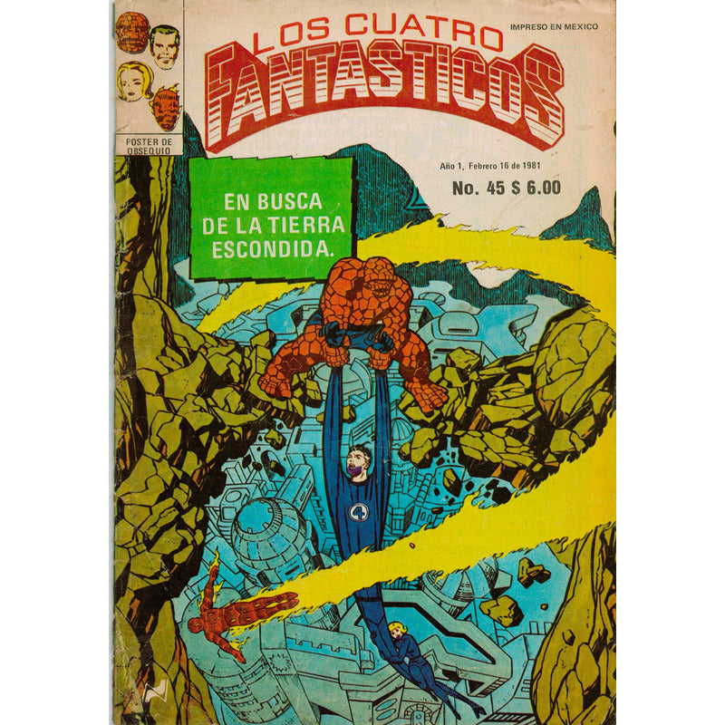 Los Cuatro Fantasticos. # 45 Novedades 1981