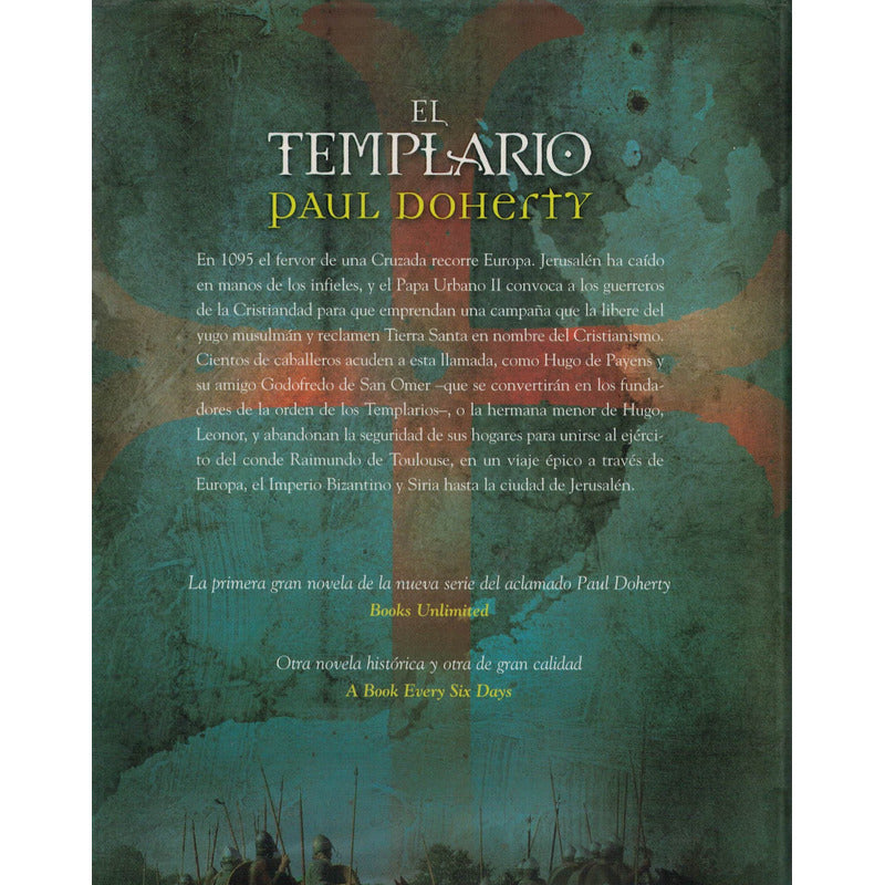 Templario. Paul Doherty, España 2009 Como Nuevo!