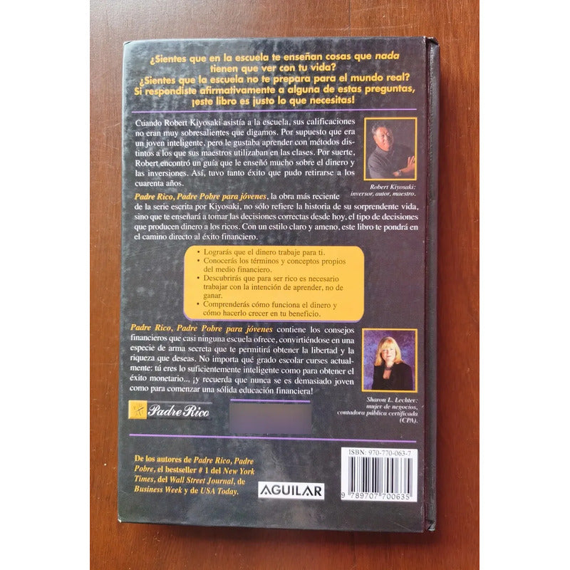 Padre Rico Padre Pobre (para Jóvenes) Kiyosaki