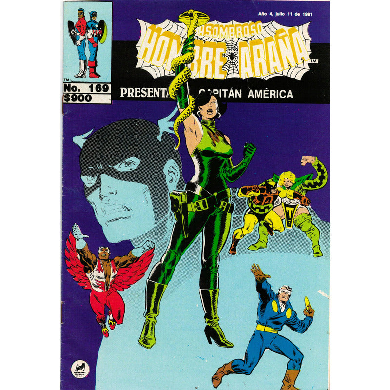 El Asombroso Hombre Araña: Capitan America # 169 Novedades