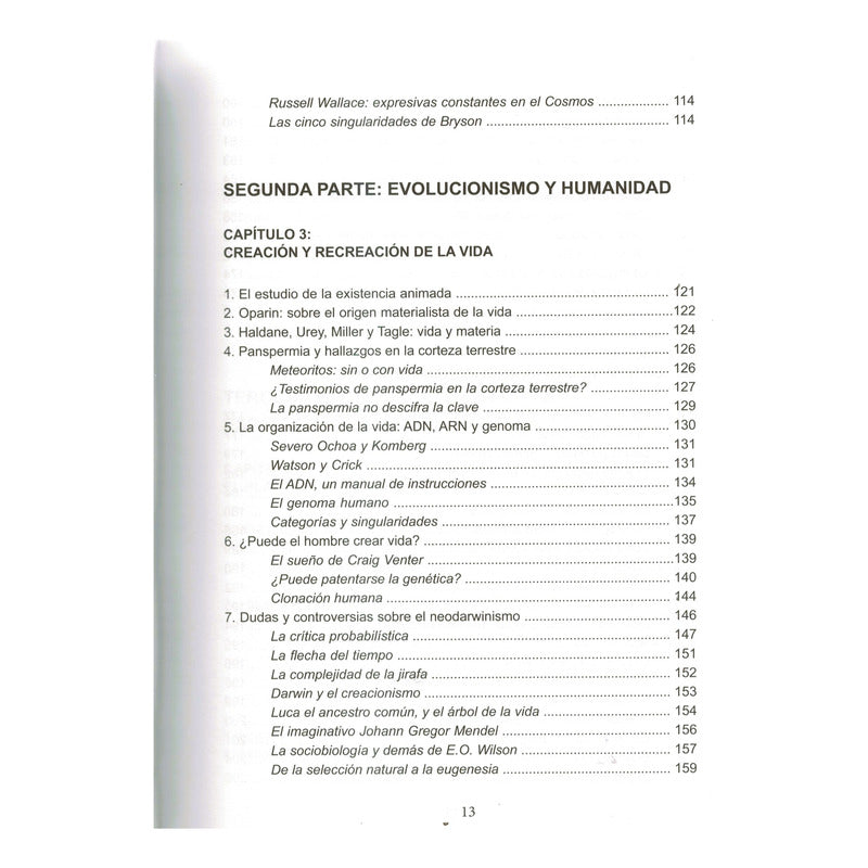 Cosmologia Y Visiones Cientificas De La Especie Humana