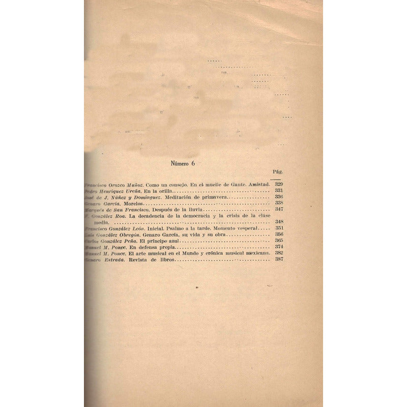 Mexico Moderno. Enrique Gonzalez Martinez, Mexico 1921