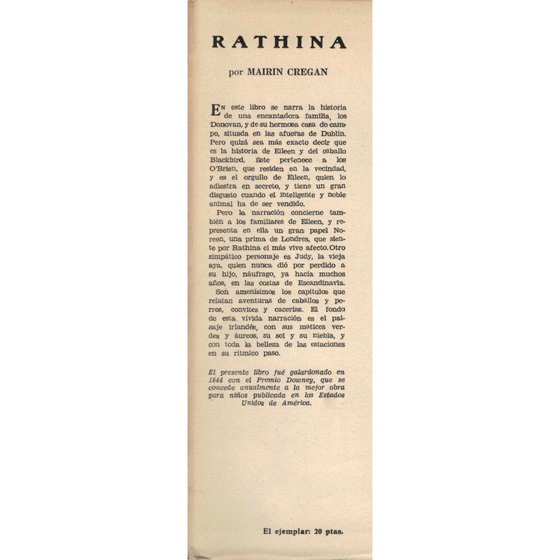 Rathina [novela_para_niñas] Mairin Cregan,_juventud_ed 1949