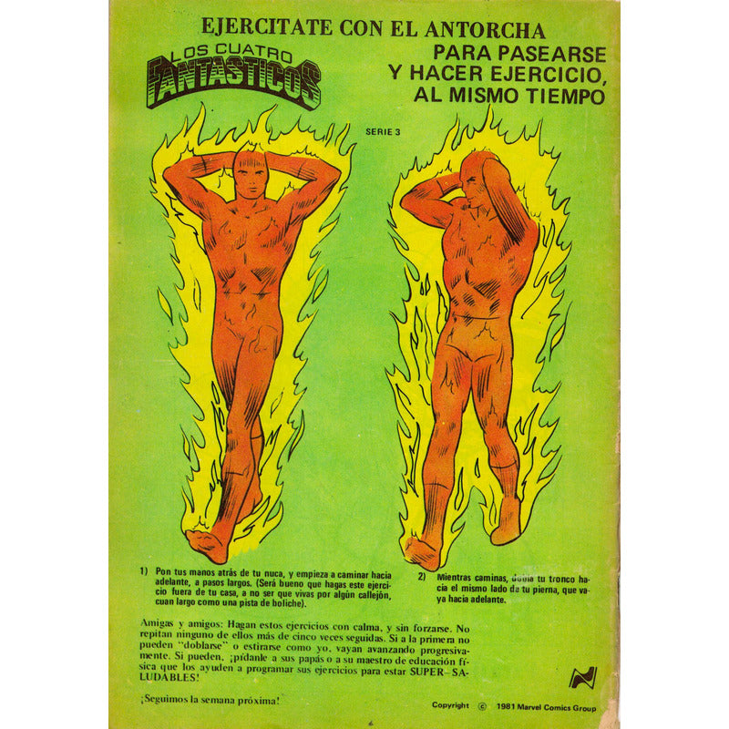 Comic Los Cuatro Fantasticos # 87 Novedades Ed., 1981