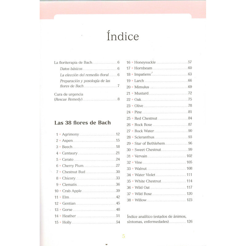 Las Flores De Bach. V Fabrocini, España 2010