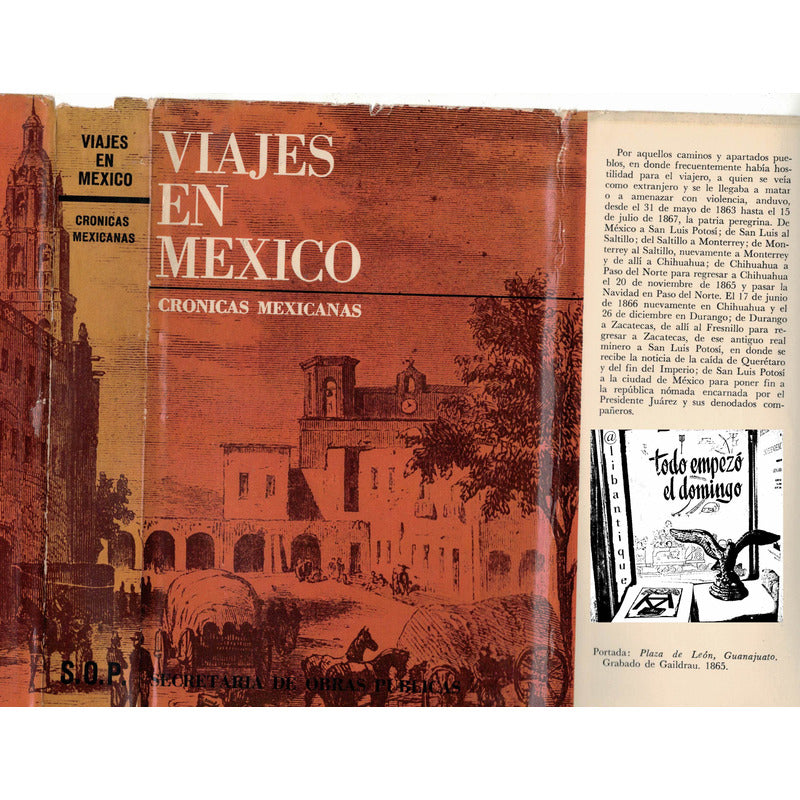 Viajes En Mexico. -2vol- Margo Glanz, Mexico 1964 {siglo 19}