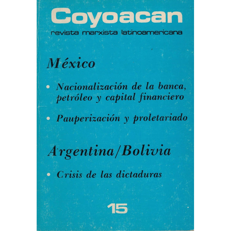 Coyoacan, Revista Marxista Latinoamericana, 1983 [15]