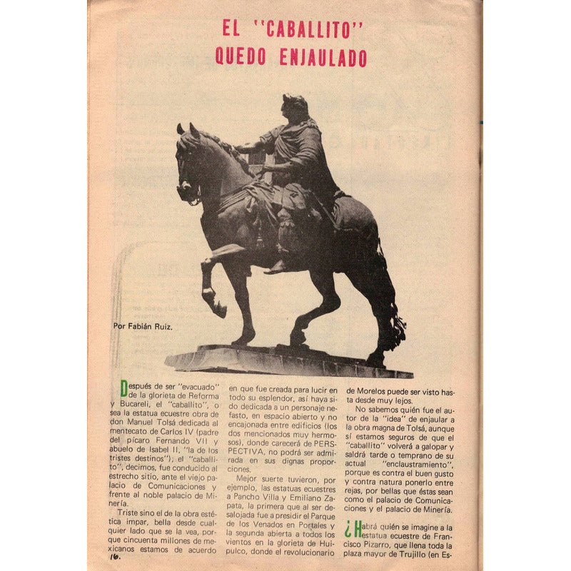 Virrey Del D. F. [supermachos #705] 1979