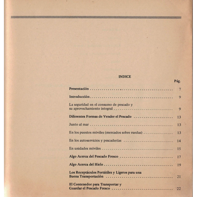 Pescado -recetario-. Mexico 1987 P E S C A