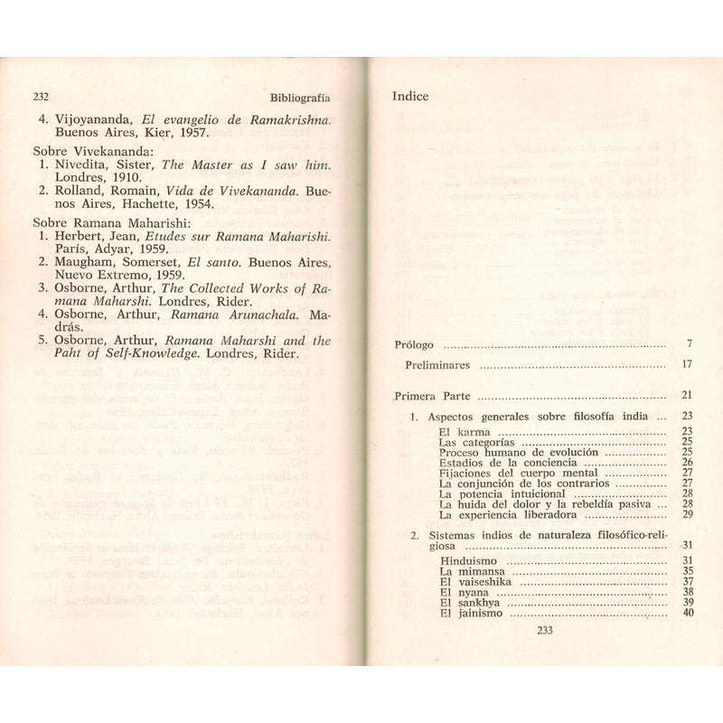 Teoria Y Tecnica Del Yoga. Ramiro A Cal Le, España 1969