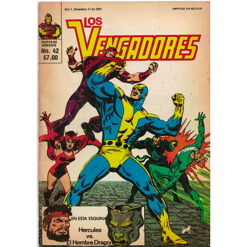 Los Vengadores # 42 Novedades, 1981