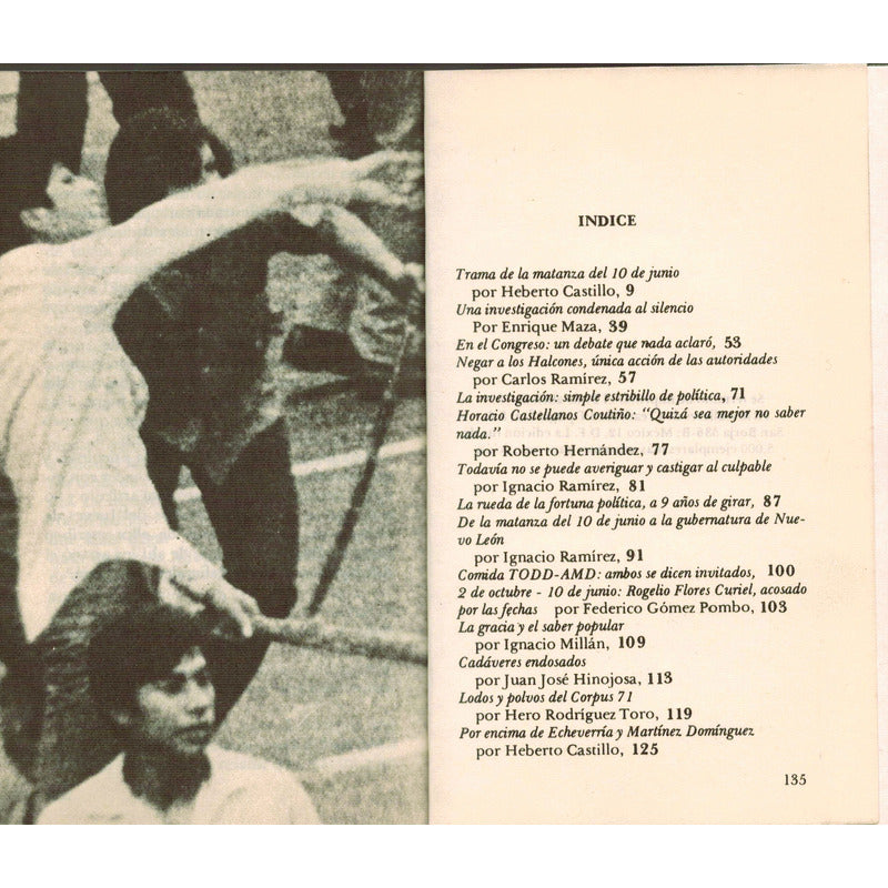 La Investigacion. Heberto Castillo Et Al, Mexico 1980 (1a)