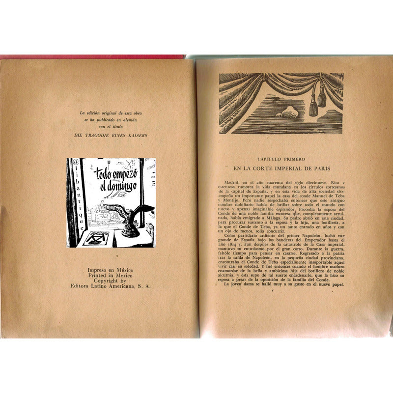 Maximiliano Y Carlota -tragedia Romantica- Conte Corti, 1955