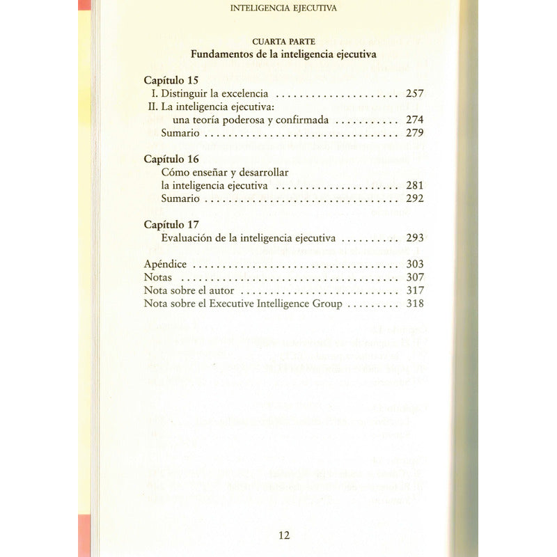 Inteligencia Ejecutiva. Justin Menkes, España 2006