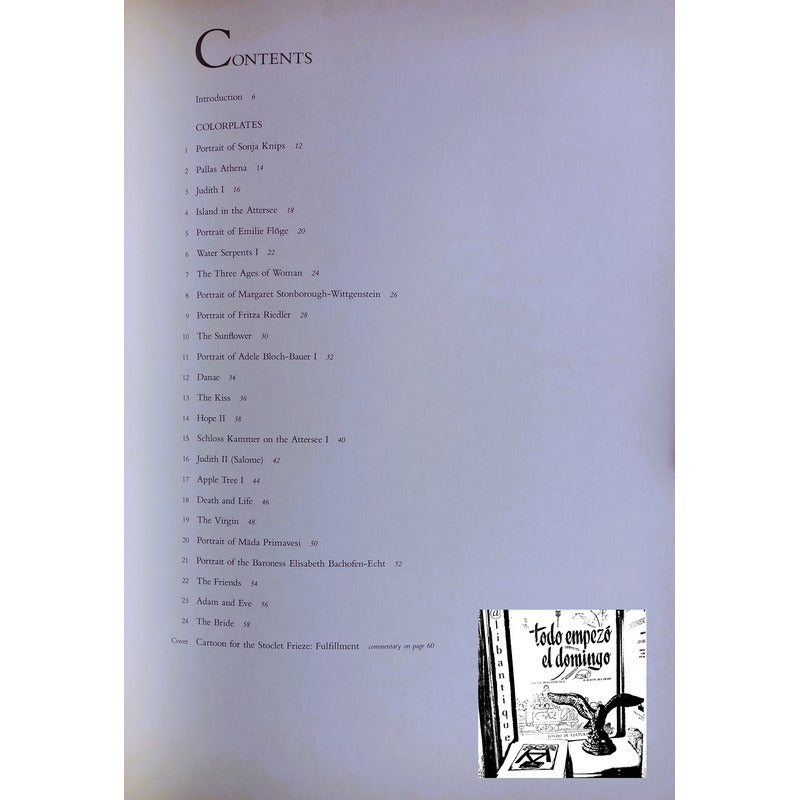 Gustav Klimt -25 Materworks-. Jane Wallir U S A 1989 (folio)