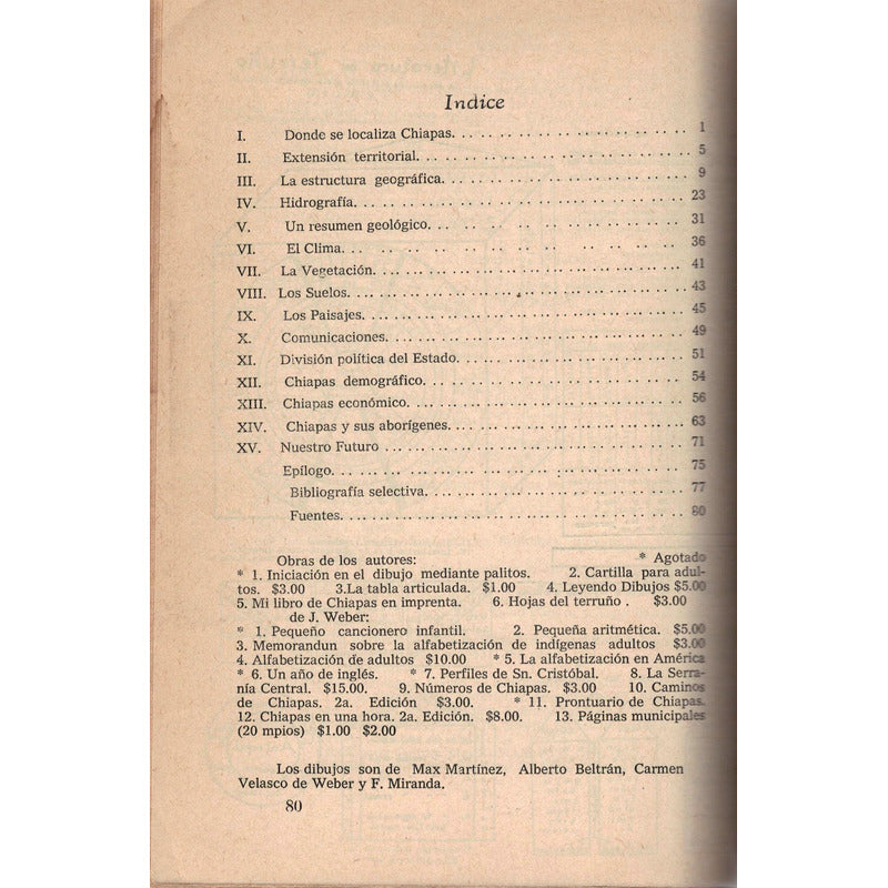 Chiapas_en_una_hora -geografia-. Jose Weber, S C D L C 1971