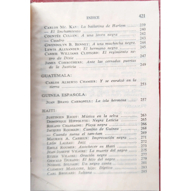 Lira Negra (poesías Afroamericanas, Españolas). Aguilar Edic