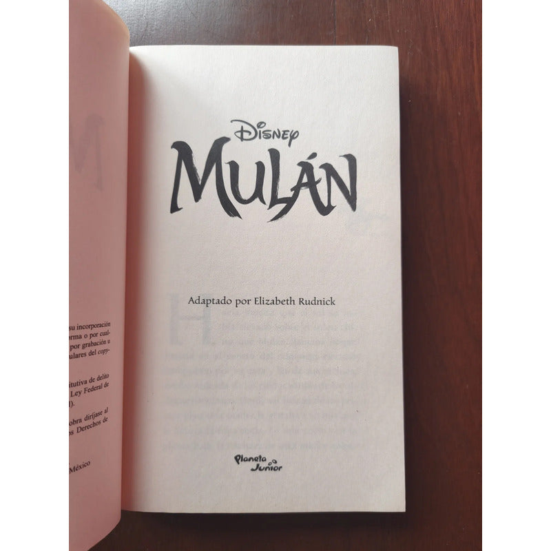 Mulan. Elizabeth Rudnick (adap.), Mexico 2020