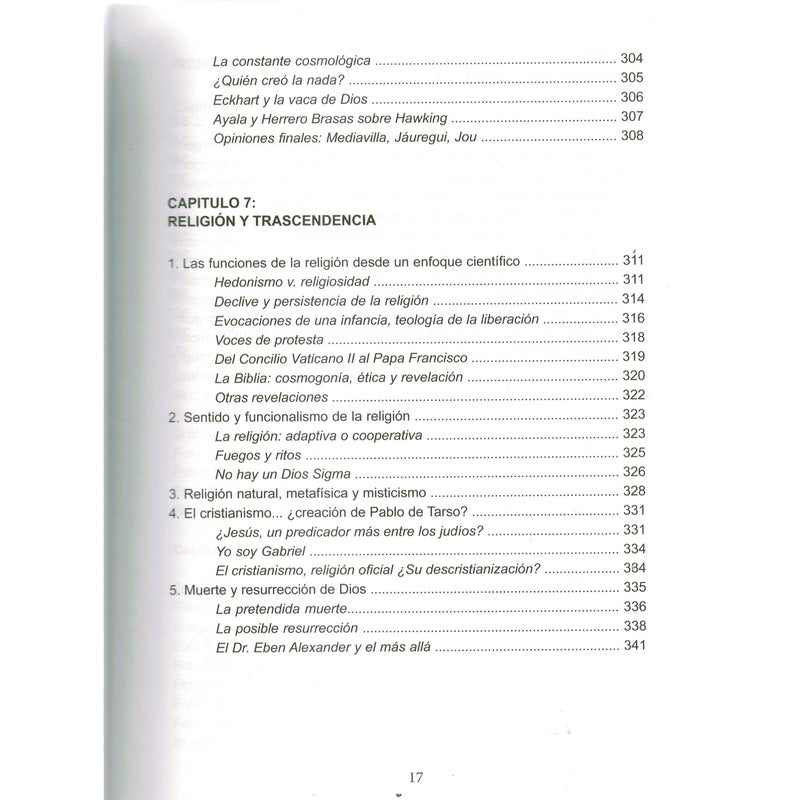 Cosmologia Y Visiones Cientificas De La Especie Humana