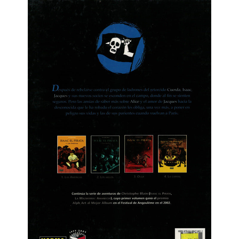 Isaac El Pirata (5vol). Christophe Blain, 2007 B D Ilustrado