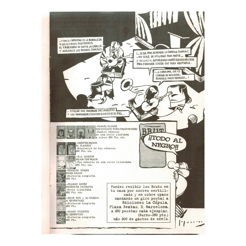 To Apeiron. Sequeiros, Brut Comix, La Cupula 1996