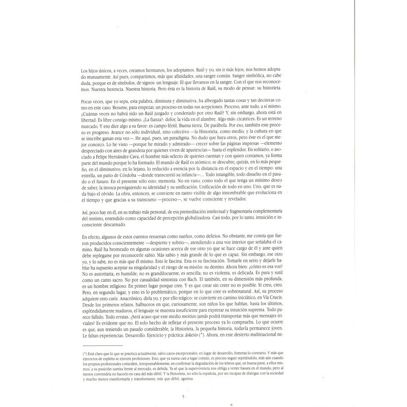 Fe De Erratas. Raul Fernandez, España 1992