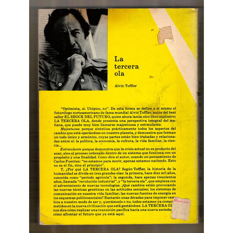 La Tercera Ola. Alvin Toffler, Mexico 1981 (2a)