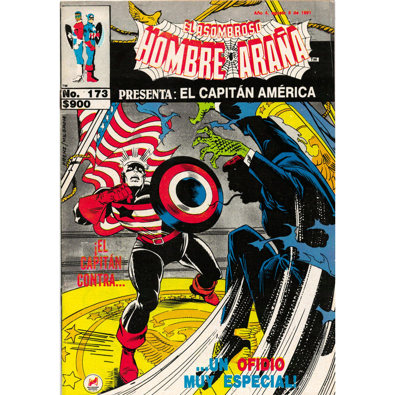El Asombroso Hombre Araña El Capitan America # 173 Novedades