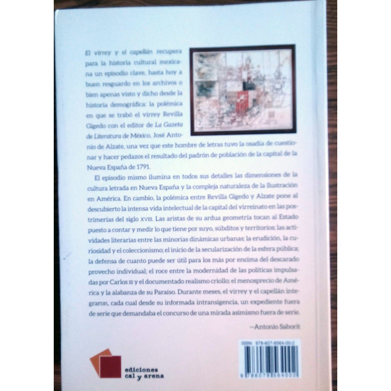 Virrey Y El Capellan, El. -el Censo De 1790- Antonio Saborit