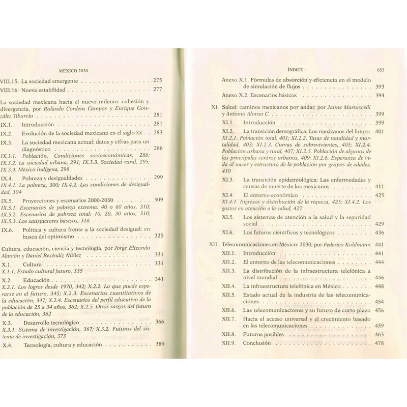 Mexico 2030 Nuevo Siglo, Pais. Julio A Millan, Mexico 2001
