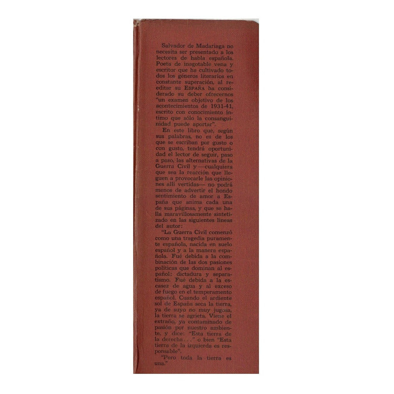 España. S Madariaga,_sudamericana_ed., Argentina 1944