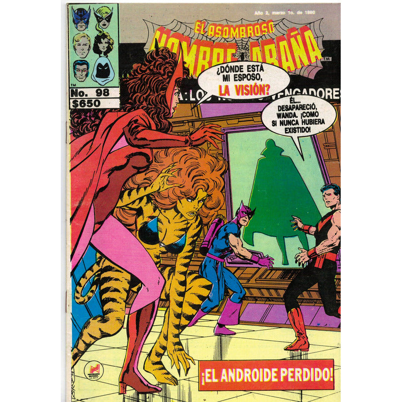 El Asombroso Hombre Araña: Los Nvo Vengadores # 98 Novedades