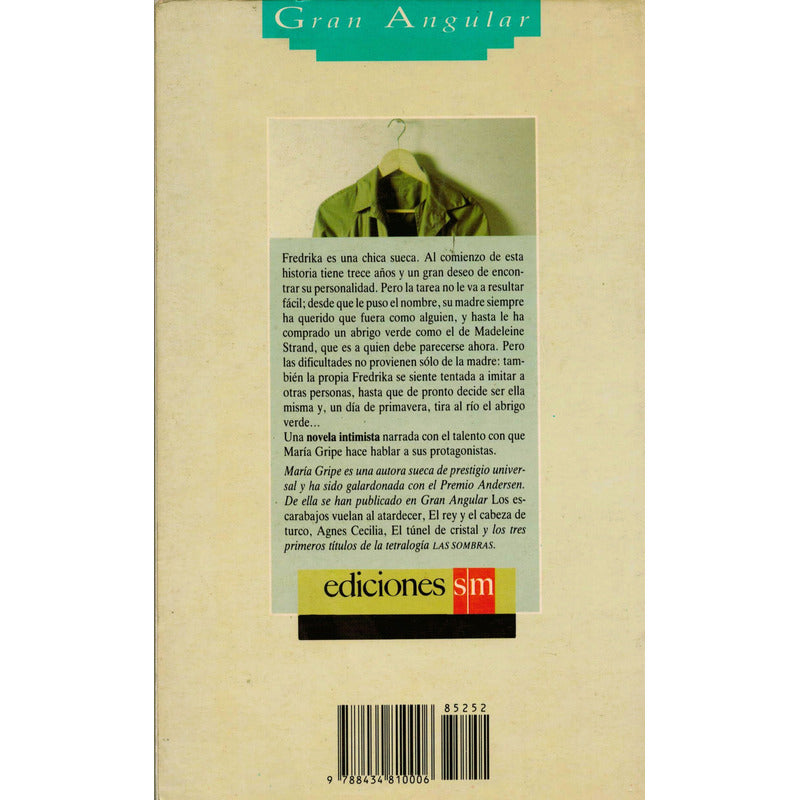 El Abrigo Verde. Maria Gripe, España 1996