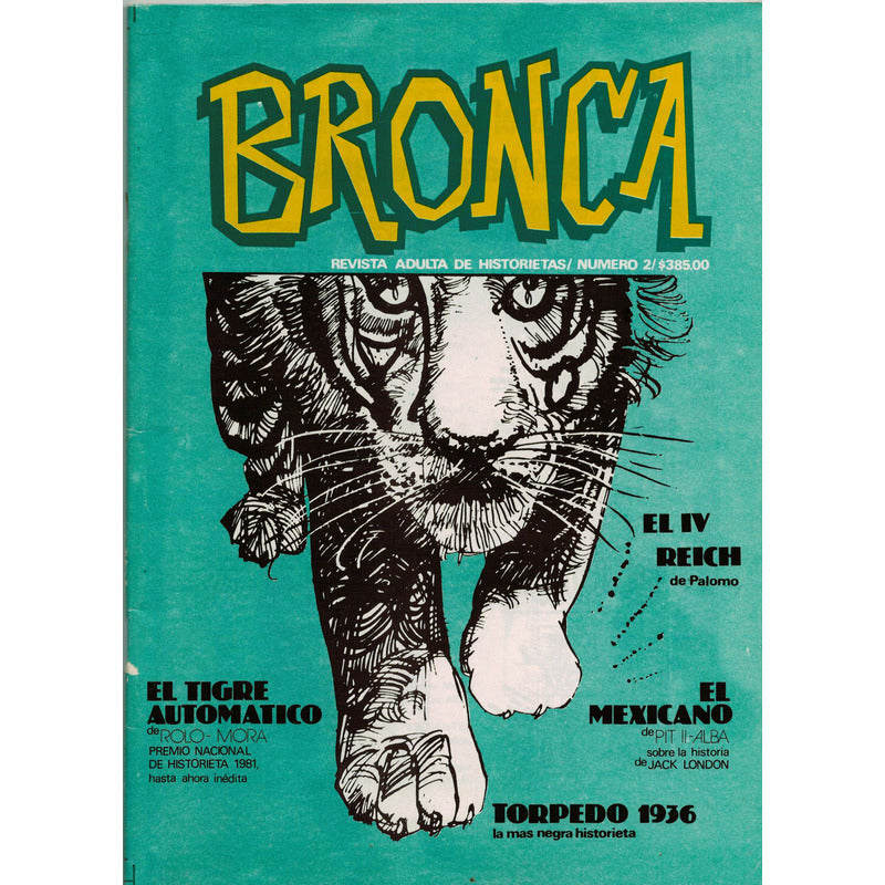 Bronca, Revista Adulta... (#1 Al #5). Taibo I I -coord 1985