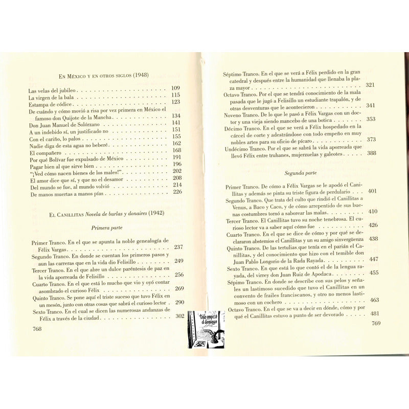 Obras, Artemio De Valle Arizpe. (2vol), Mexico 2000 (1a)