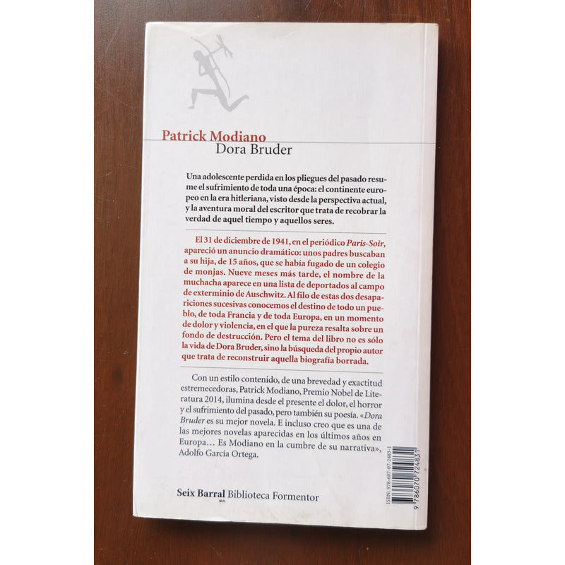 Dora Bruder. Patrick Modiano, (premio Nobel 2014)