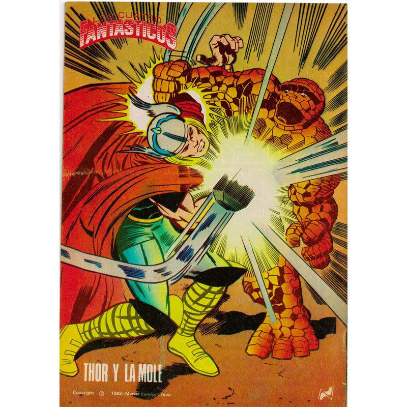 Comic Los Cuatro Fantasticos No. 93 Novedades 1982