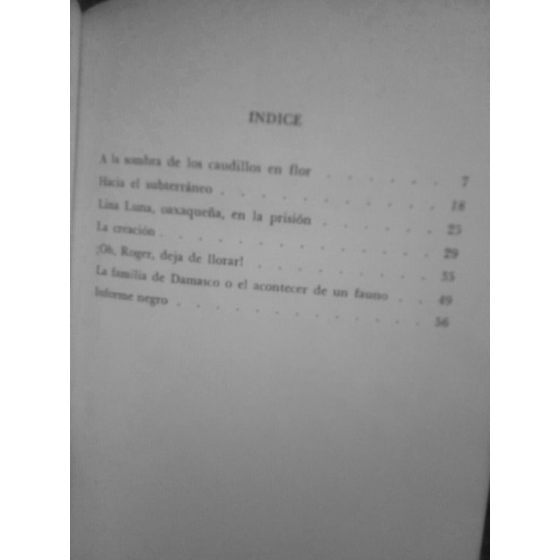 Informe Negro. Francisco Hinojosa, 1995