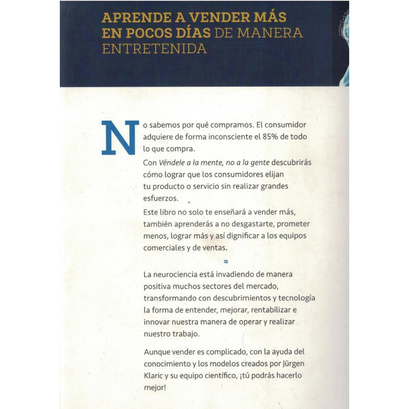 Vendele A La Mente No A La Gente. Klaric (neuroventas)