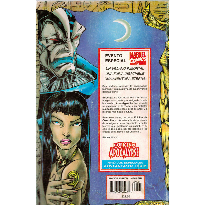 El Origen De Apocalypse. Marvel Comics, Mexico 1997