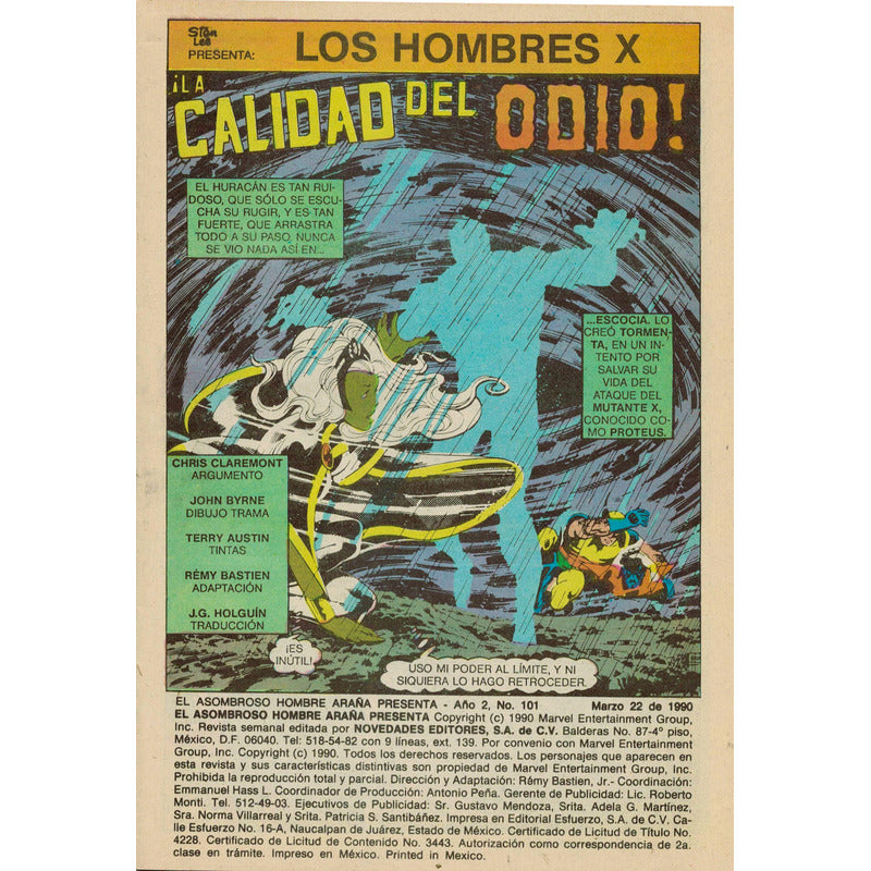 El Asombroso Hombre Araña: Los Hombres X # 101 Novedades