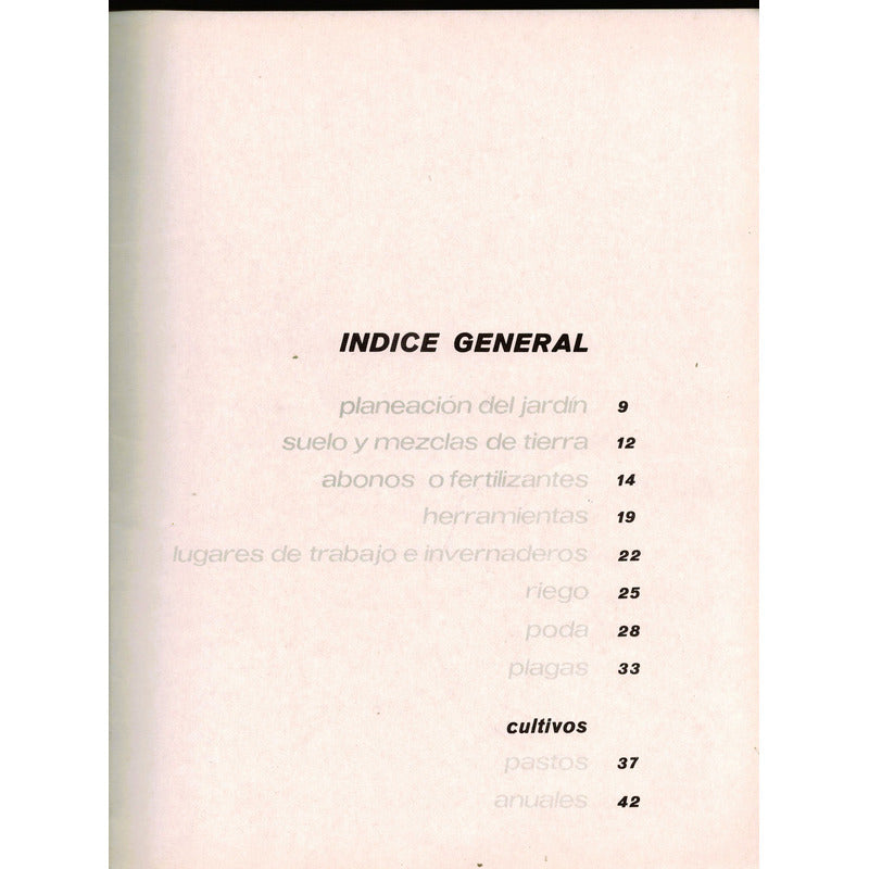 Manual, Jardineria Mexicana. Romo De Roldan, Mexico 1973