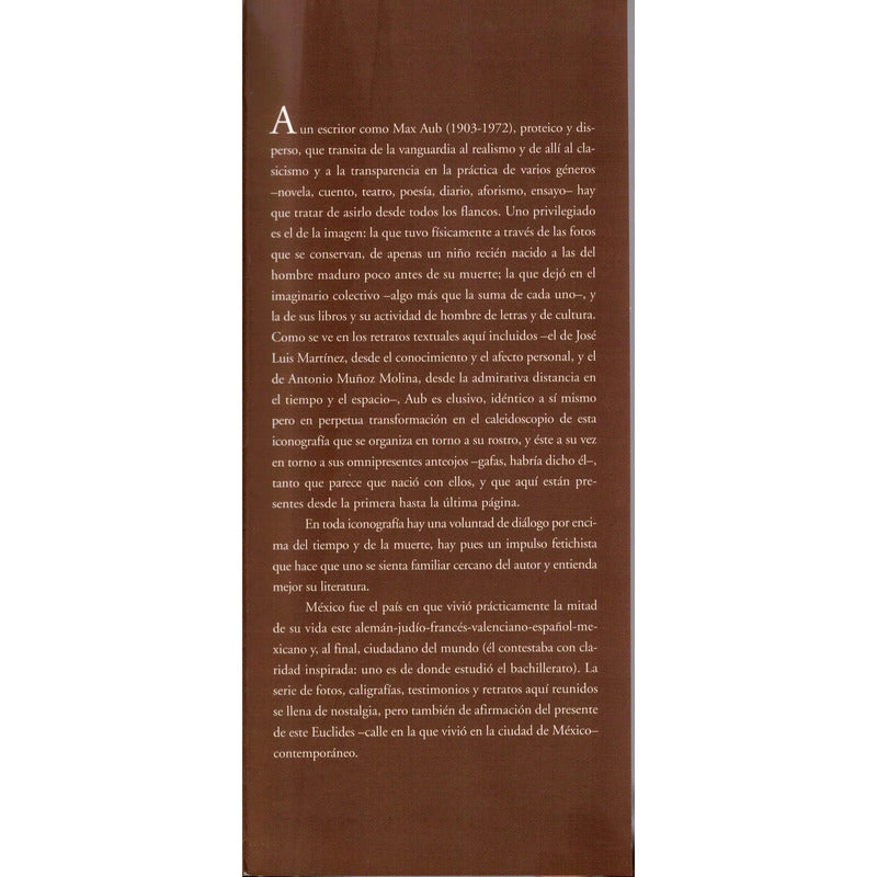 Max Aub: Iconografia. Mexico 2004