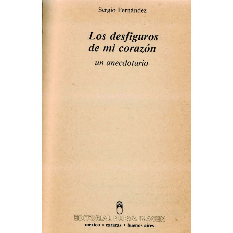 Los Desfiguros De Mi Corazon Sergio Fernandez,mexico 1983 1a