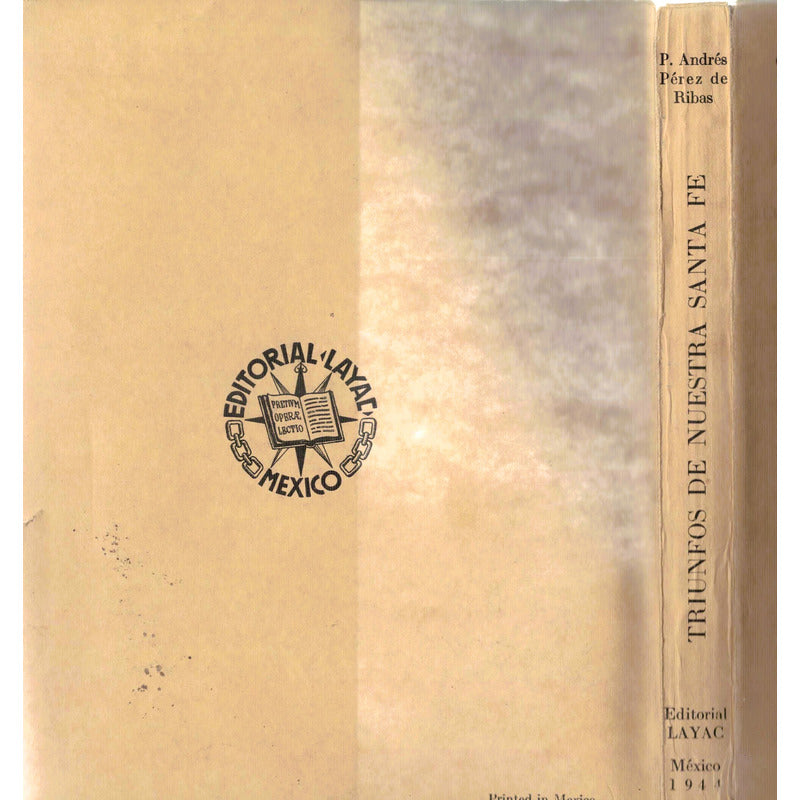 Sinaloa Y Sonora, Paginas Para Historia 3 Vol Perez De Ribas